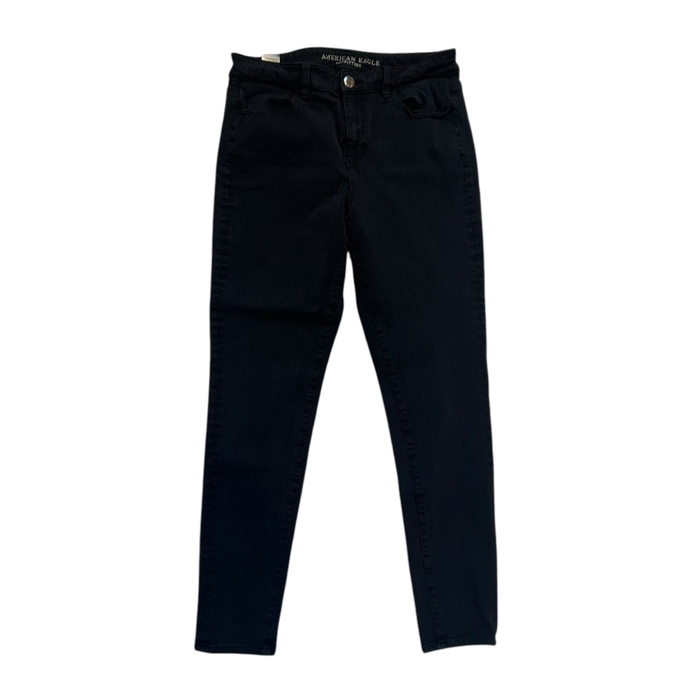 American Eagle Black Super Stretch times 4 Jeggings